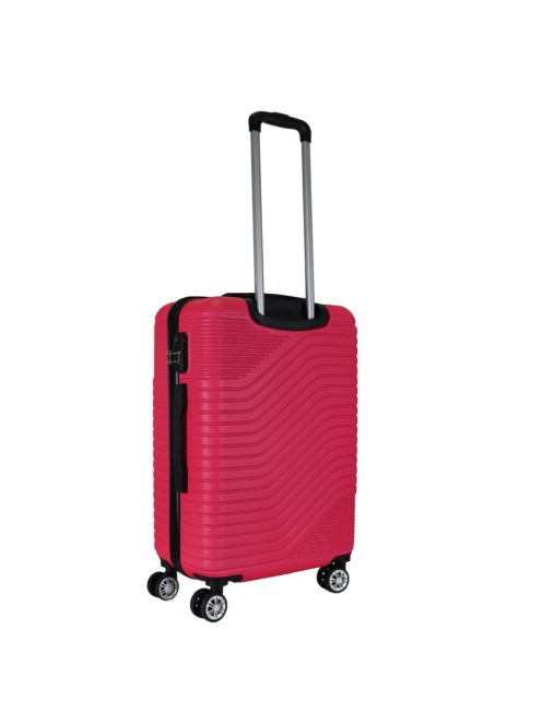 Benzi Subway rózsaszín 4 kerekű közepes bőrönd