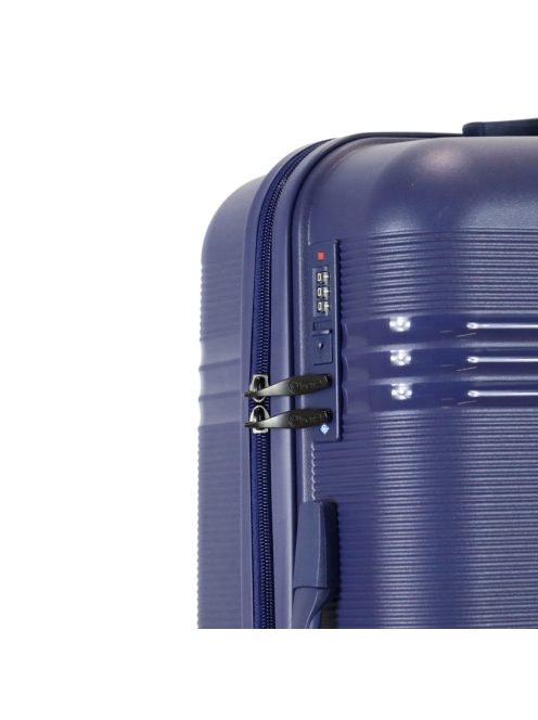 Benzi Getafe kék 4 kerekű nagy bőrönd