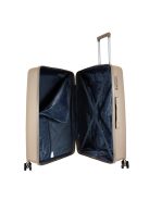 Benzi Toledo drapp 4 kerekű nagy bőrönd