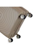 Benzi Toledo drapp 4 kerekű nagy bőrönd