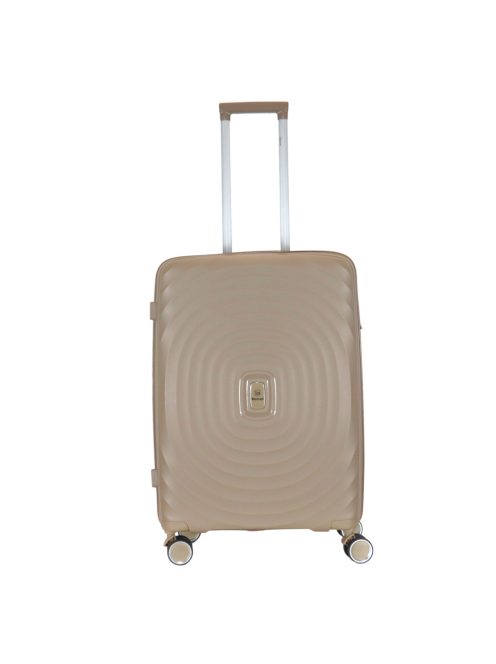 Benzi Toledo drapp 4 kerekű közepes bőrönd