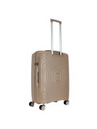 Benzi Toledo drapp 4 kerekű közepes bőrönd