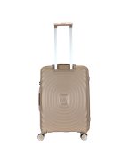 Benzi Toledo drapp 4 kerekű közepes bőrönd