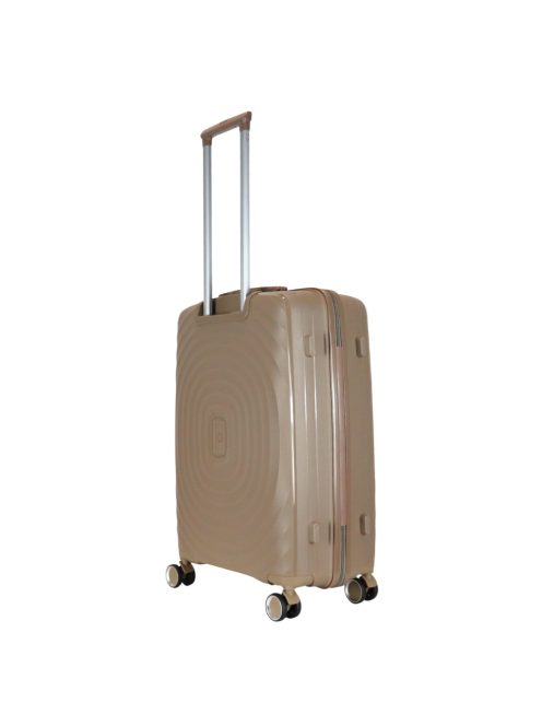 Benzi Toledo drapp 4 kerekű közepes bőrönd