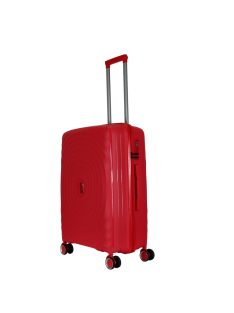 Benzi BZ5751 rózsaszín 4 kerekű közepes bőrönd