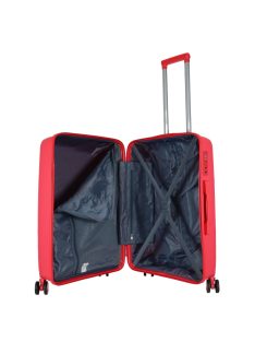 Benzi Toledo rózsaszín 4 kerekű közepes bőrönd