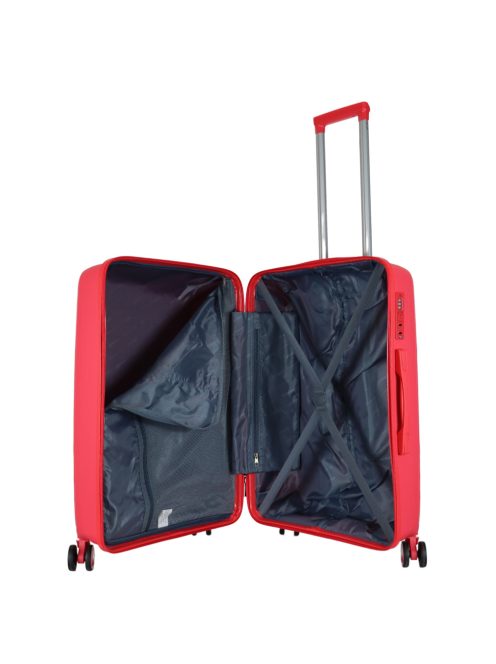 Benzi Toledo rózsaszín 4 kerekű közepes bőrönd