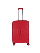 Benzi Toledo rózsaszín 4 kerekű közepes bőrönd