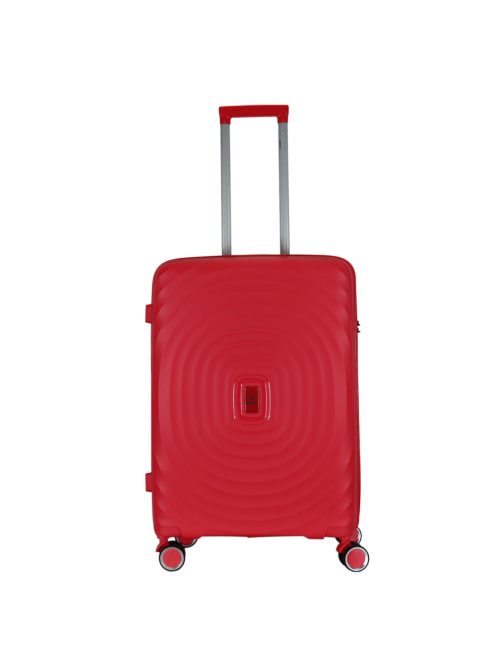 Benzi Toledo rózsaszín 4 kerekű közepes bőrönd