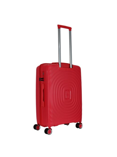 Benzi Toledo rózsaszín 4 kerekű közepes bőrönd