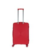 Benzi Toledo rózsaszín 4 kerekű közepes bőrönd