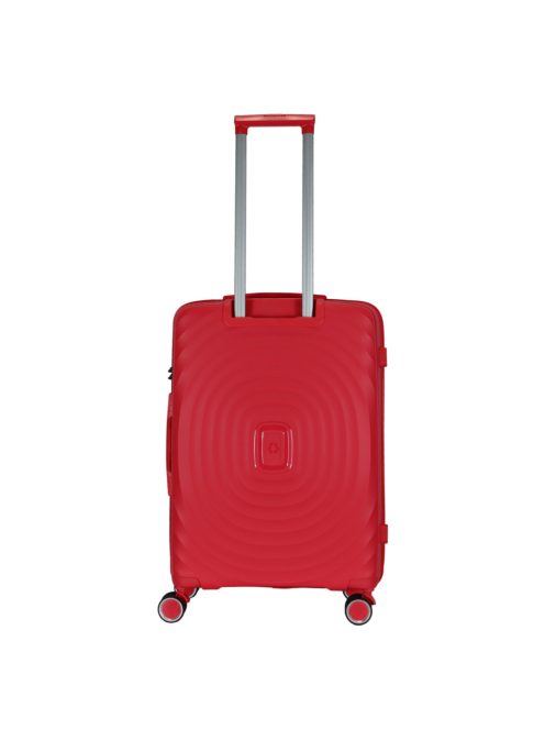 Benzi Toledo rózsaszín 4 kerekű közepes bőrönd