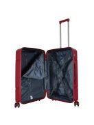 Benzi Matrix bordó 4 kerekű közepes bőrönd