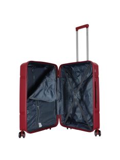 Benzi Matrix bordó 4 kerekű közepes bőrönd