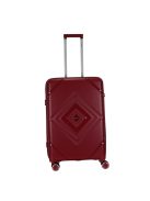 Benzi Matrix bordó 4 kerekű közepes bőrönd