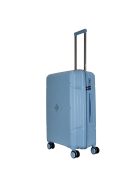 Benzi Matrix világoskék 4 kerekű közepes bőrönd