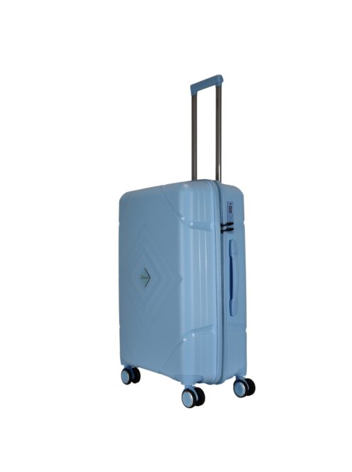 Benzi Matrix világoskék 4 kerekű közepes bőrönd