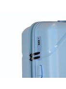 Benzi Matrix világoskék 4 kerekű közepes bőrönd