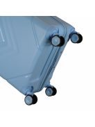 Benzi Matrix világoskék 4 kerekű közepes bőrönd