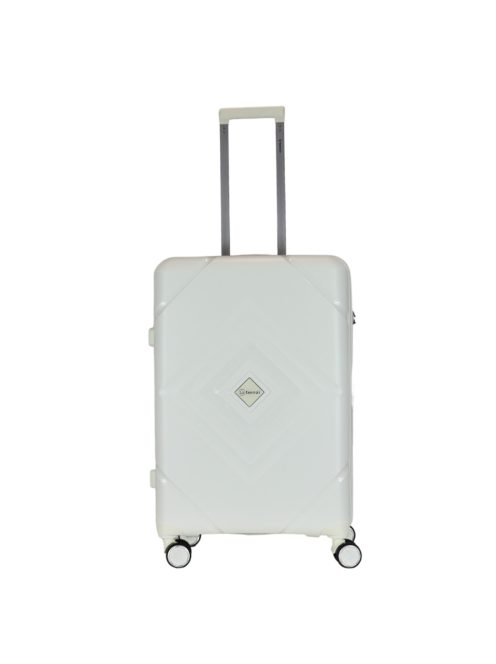 Benzi Matrix fehér 4 kerekű 3 részes bőrönd szett