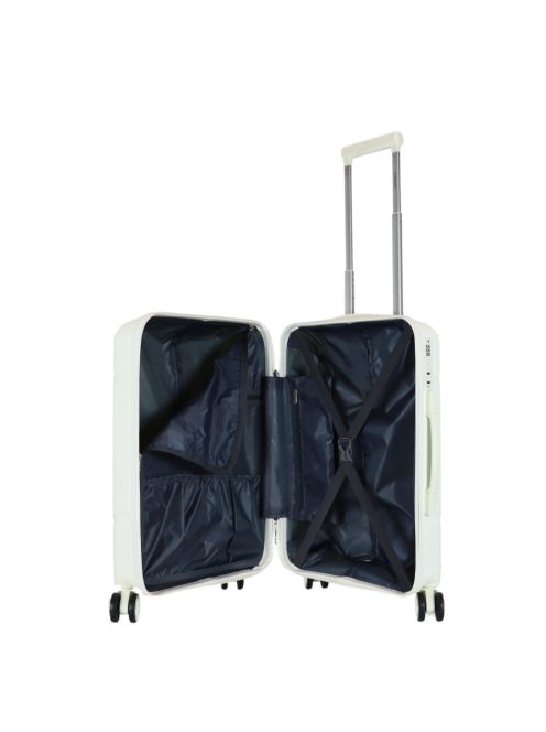 Benzi Matrix fehér 4 kerekű 3 részes bőrönd szett