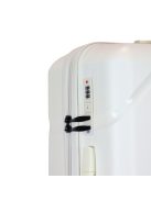 Benzi Matrix fehér 4 kerekű 3 részes bőrönd szett