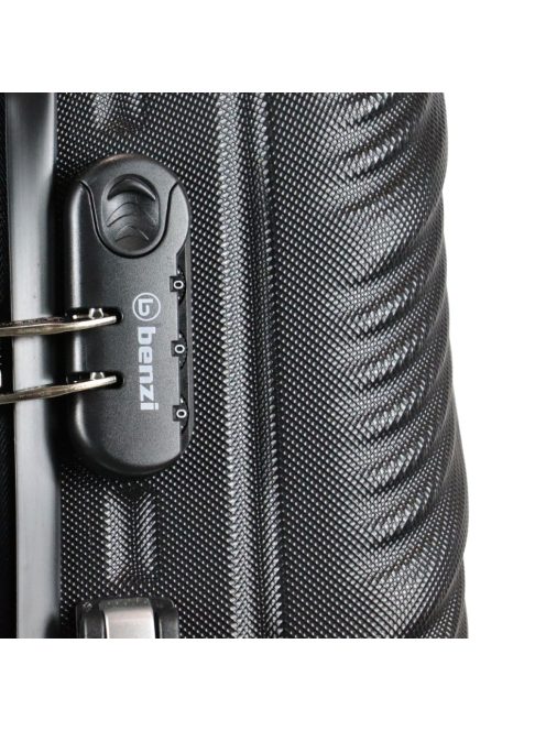 Benzi Granada fekete 4 kerekű nagy bőrönd