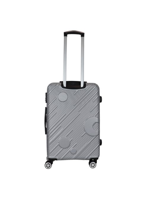 Benzi Granada ezüst 4 kerekű közepes bőrönd