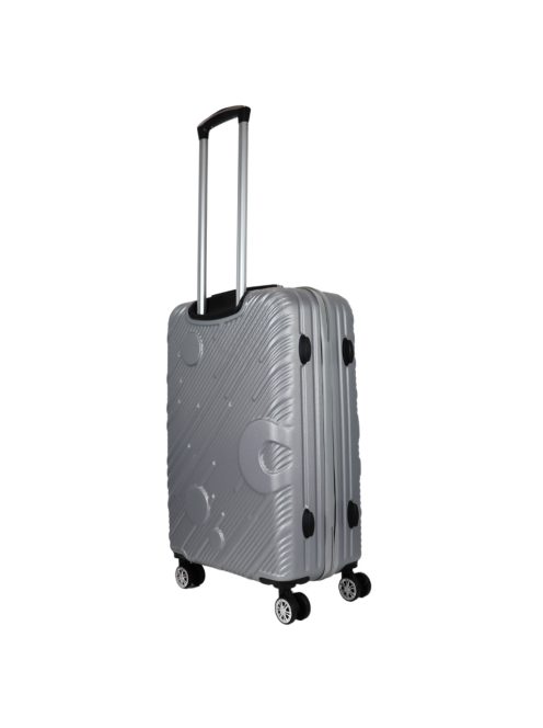 Benzi Granada ezüst 4 kerekű közepes bőrönd