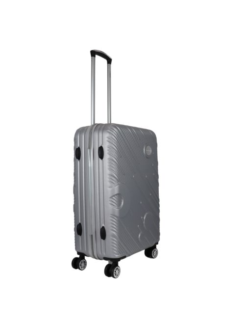 Benzi Granada ezüst 4 kerekű közepes bőrönd