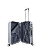 Benzi Granada ezüst 4 kerekű közepes bőrönd