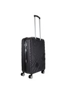 Benzi Granada fekete 4 kerekű közepes bőrönd