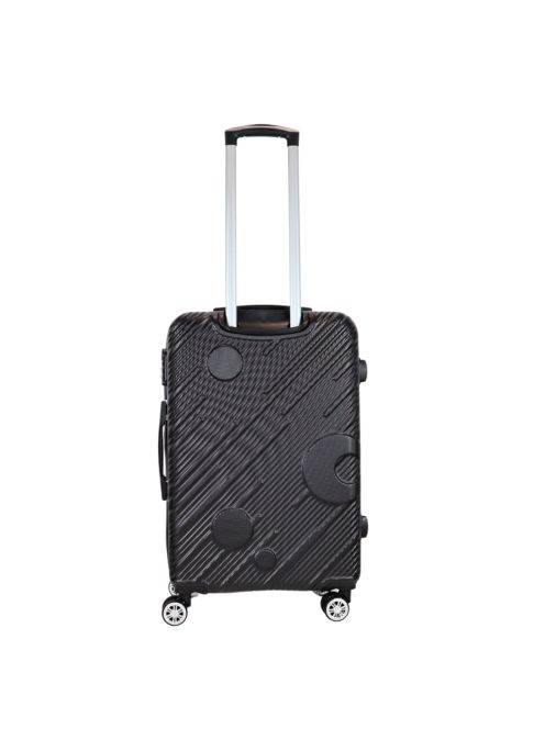 Benzi Granada fekete 4 kerekű közepes bőrönd