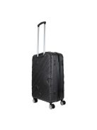 Benzi Granada fekete 4 kerekű közepes bőrönd