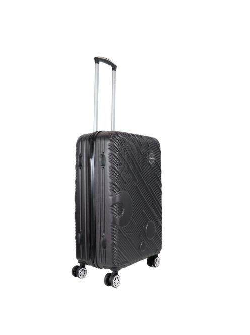 Benzi Granada fekete 4 kerekű közepes bőrönd