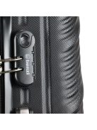 Benzi Granada fekete 4 kerekű közepes bőrönd
