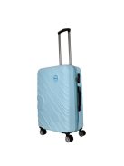 Benzi Granada világoskék 4 kerekű közepes bőrönd