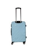Benzi Granada világoskék 4 kerekű közepes bőrönd