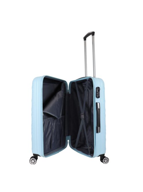 Benzi Granada világoskék 4 kerekű közepes bőrönd