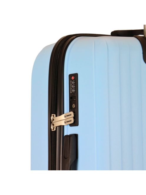 Benzi Bilbao világoskék 4 kerekű nagy bőrönd