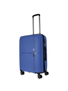 Benzi Bilbao kék 4 kerekű közepes bőrönd