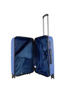 Benzi Bilbao kék 4 kerekű közepes bőrönd