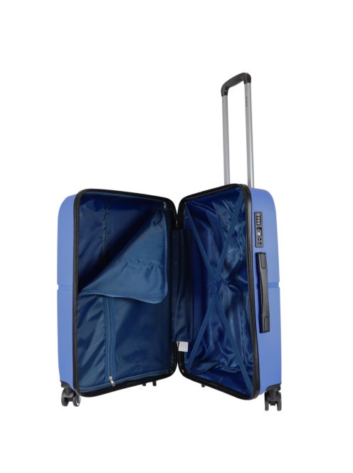 Benzi Bilbao kék 4 kerekű közepes bőrönd