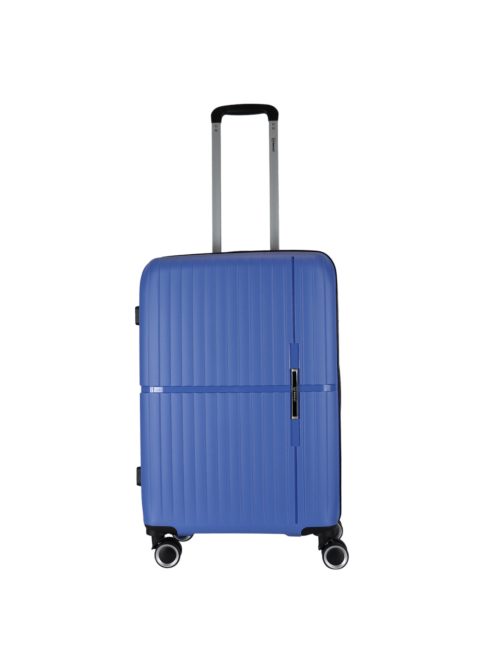 Benzi Bilbao kék 4 kerekű közepes bőrönd