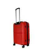 Benzi Bilbao piros 4 kerekű közepes bőrönd