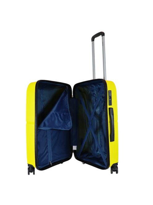 Benzi Bilbao sárga 4 kerekű közepes bőrönd