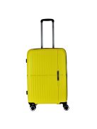 Benzi Bilbao sárga 4 kerekű közepes bőrönd