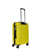 Benzi Bilbao sárga 4 kerekű közepes bőrönd