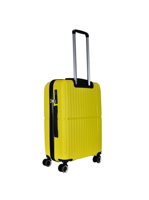 Benzi Bilbao sárga 4 kerekű közepes bőrönd