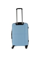 Benzi Bilbao világoskék 4 kerekű közepes bőrönd